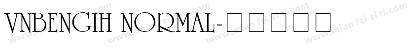 VNBengiH Normal字体转换